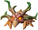 Mask Green Bird