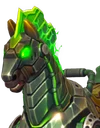 Emerald Cyber Horse