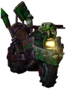 Motorbike Steam A Post Apo Aggressive Green