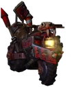 Motorbike Steam A Post Apo Aggressive Red