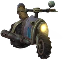 Gray Motorbike