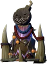Shrine Totem Wooden Imp 03