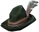Plume-Adorned Hat