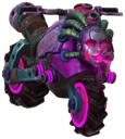 Pink Robonecro Motorbike